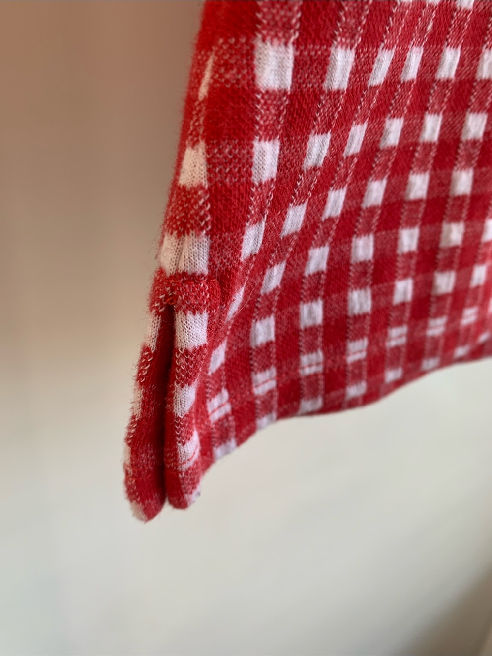 Talbots Women's Red and White Gingham Sleeveless Tank Large - Picture 5 of 8